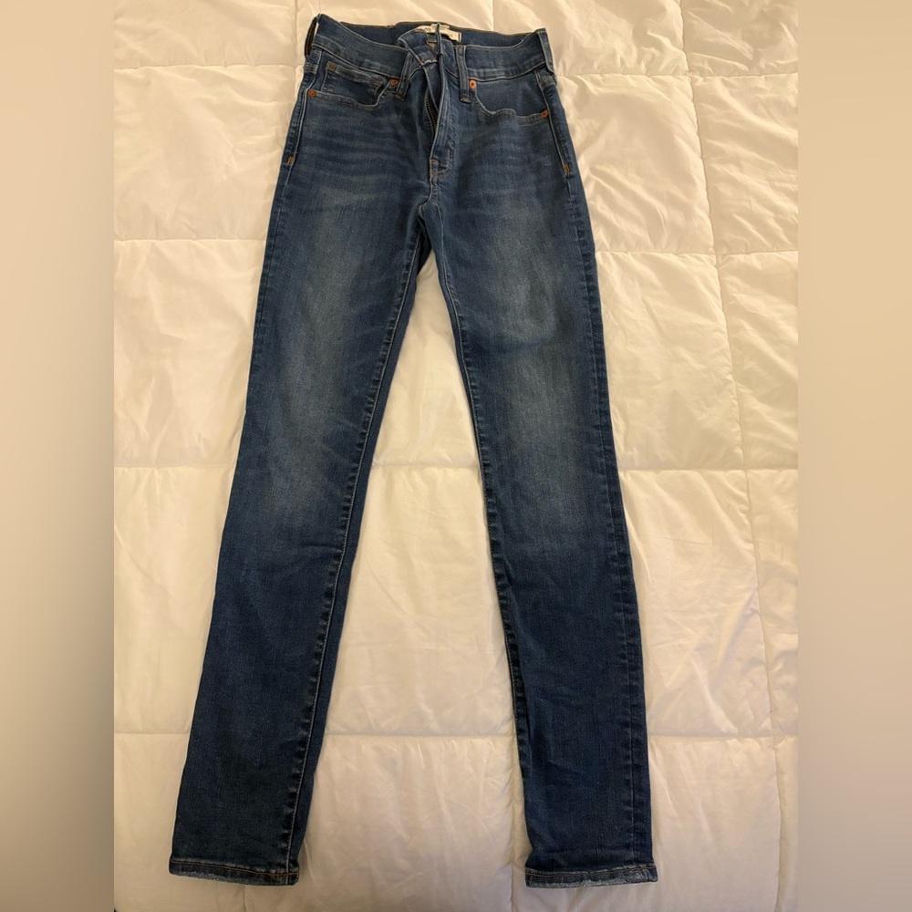 Madewell Women's Skinny Jeans in Deep Blue